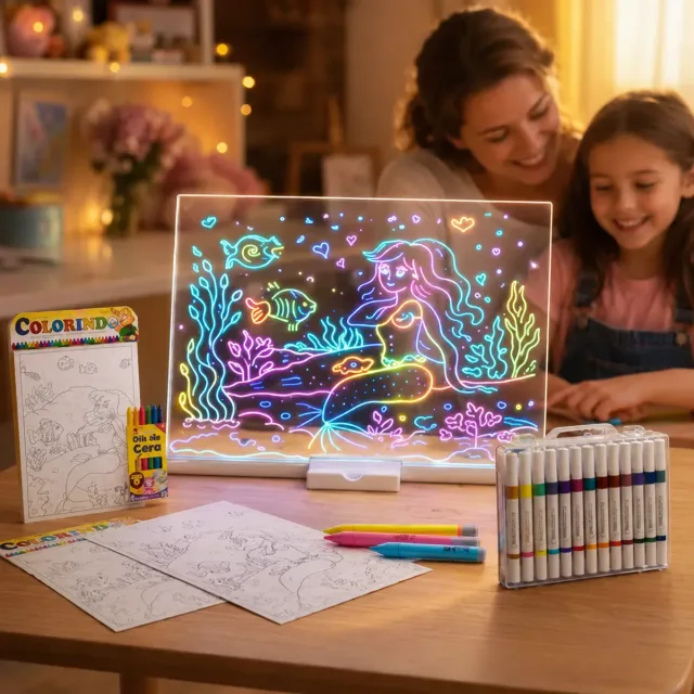 LED drawing board + 36 colours — listing image